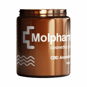 Die Aromatherapie-Kerze mit CBD-Öl